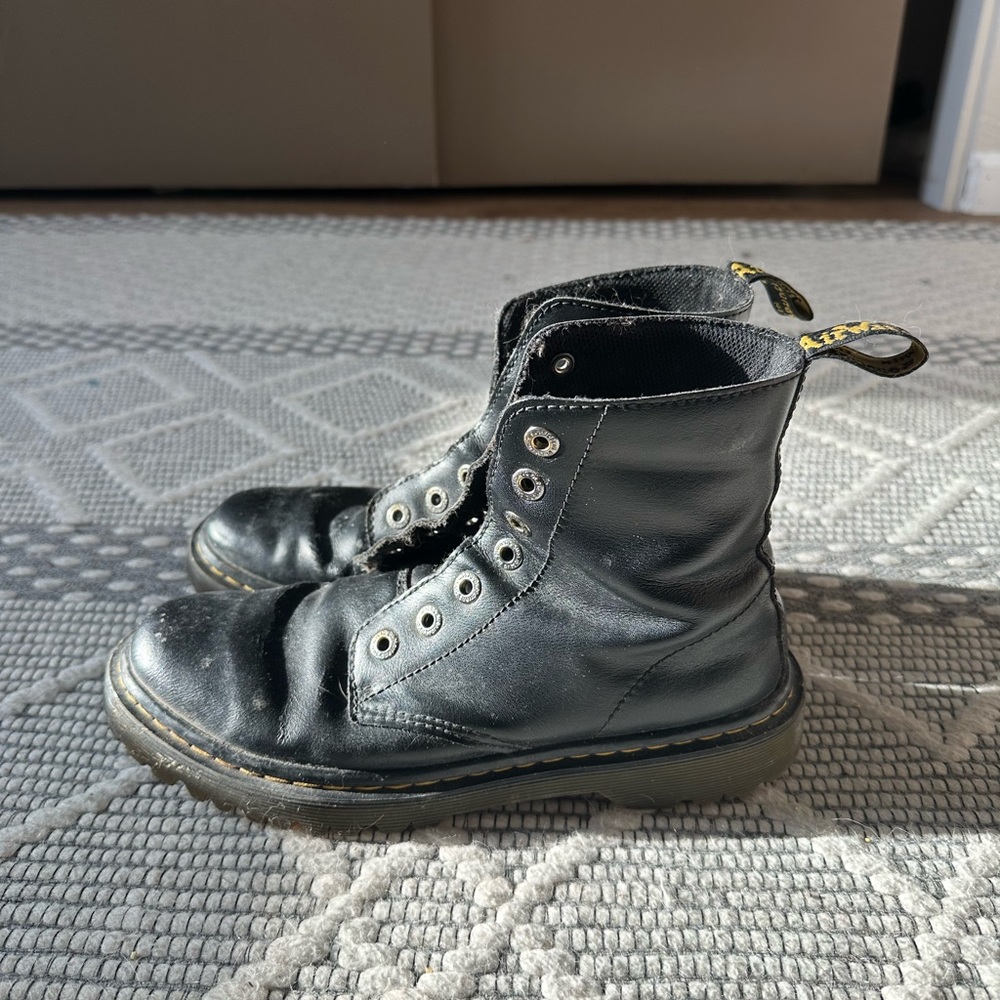 Dr. Martens Black Leather Boots